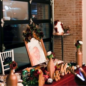 Blue votives candle holders